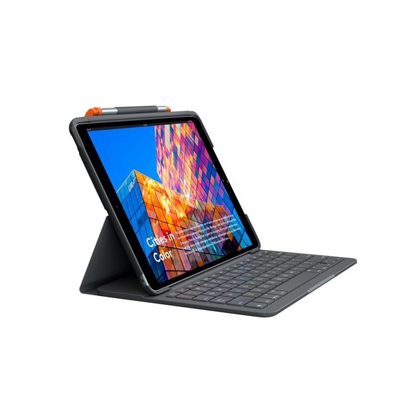 Logitech Slim Folio Tastatur og folio-kasse 10,2" ipad